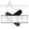 Hafele Ex-Cellent H, Shelf Support for 13/64" (5 mm) Diameter Hole, Zinc alloy