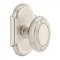 Emtek 8108 Beaded Egg Knob with #8 Rosette Satin Nickel