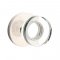 Emtek 5109 Mushroom Crystal Knob with Disk Rosette Polished Nickel