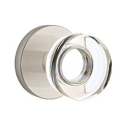 Emtek 5109MDC Contemporary Mushroom Door Knob, Disk Rosette