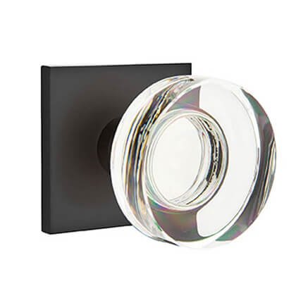 Emtek 5110MDC Mushroom Door Knob, Square Rosette