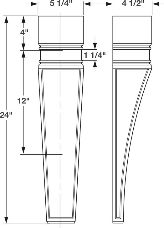 Hafele 194.04.660 Corbel Product Specs