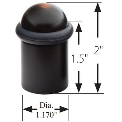 Product Specs of Emtek #2260 Door Bumper