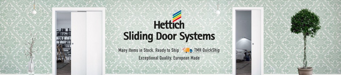Hettich Sliding Hardware, In Stock, Ready to Ship
