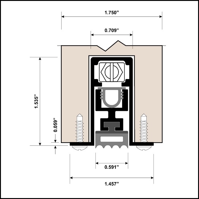 Product Specs of Barzen #5350 Automatic Door Bottom