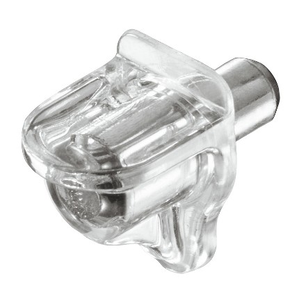Hafele Transparent Shelf Pegs – Steel Support Pins For 5mm Hole, Clear