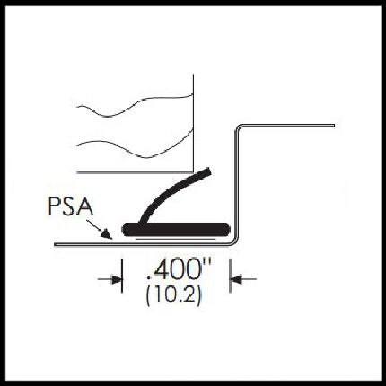 Zero 8216S-BK Weatherstripping