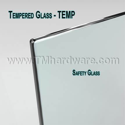 1/4 Clear Tempered Safety Glass