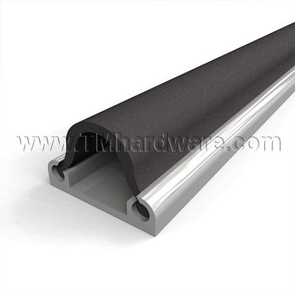 NGP 112N Door Shoe Sweep, Aluminum Track | Neoprene Seal