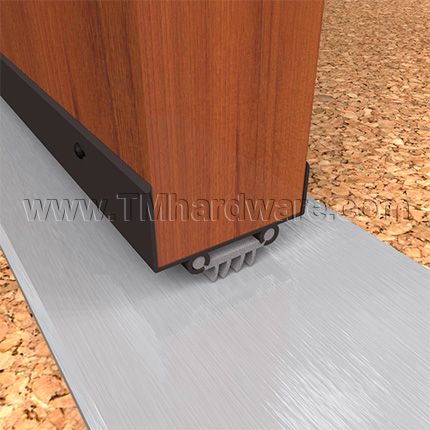 NGP 36EV Door Shoe Sweep | Aluminum | Vinyl Fin Seal | TMHardware.com