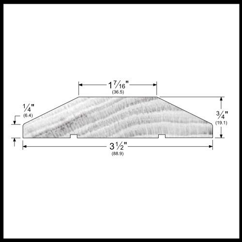 Pemko 218OAK Wooden Threshold Trademark Hardware