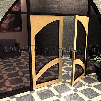 Rockwood RM6410 Uphostery Leather Door Pull | TMHardware.com