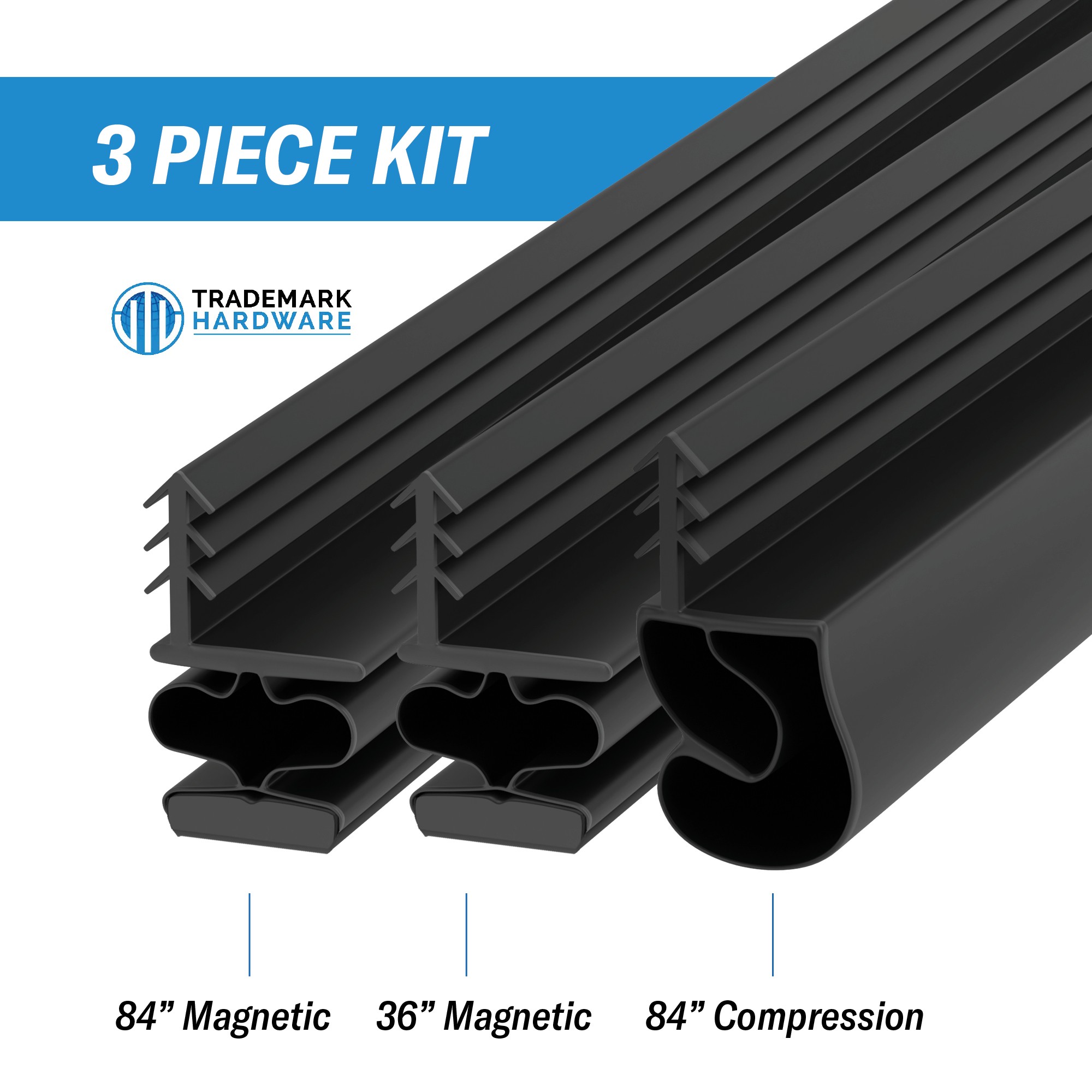 Magnetic Kerf Seal, Metal Door Seal, Kerf Weatherstrip Set