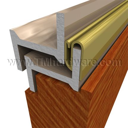 Metal Spring Weatherstrip for Head, Lock-Side, and Sill of Steel ...