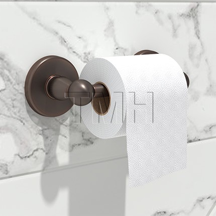 Toilet Paper Holder, Spring Rod Style, Watford Rosette, Emtek, EM2605