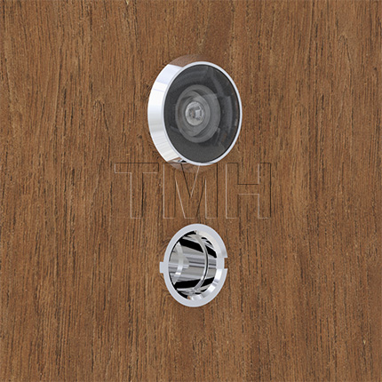 Ives By Schlage 698B3 Wide Angle Door Viewer - 190° View, 1/4 Inch Projection, 4 Optical Lenses