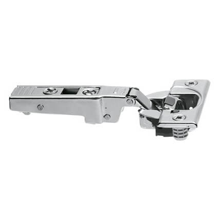 Blum 71b9580 Clip Top Full Overlay Press In Cabinet Door Hinge With 95 Degree Op Nickel