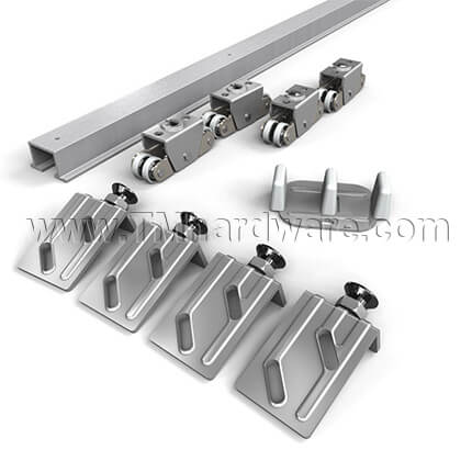 Hettich TopLine Grant 72-034 Bypass Door Hardware For 3/4