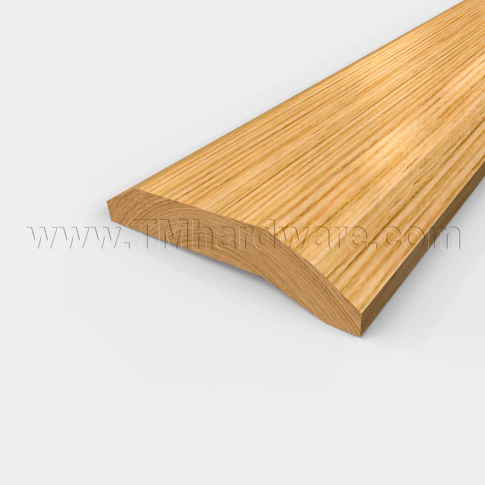 1.438" Width Unfinished Oak Carpet Edge Divider by Pemko, www.tmhardware.com