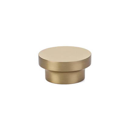 Emtek 86448 District Knob in Satin Brass Finish (US4)