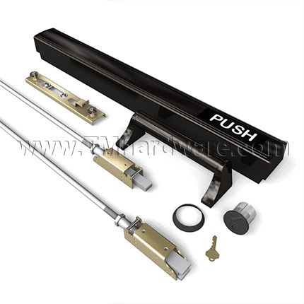 Falcon 1492NL-OP Concealed Vertical Rod Exit Device With Night