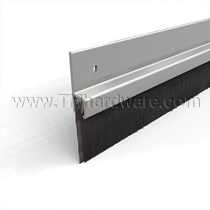 NGP D698 Door Gasket with Nylon Brush Seal | Aluminum | EPDM