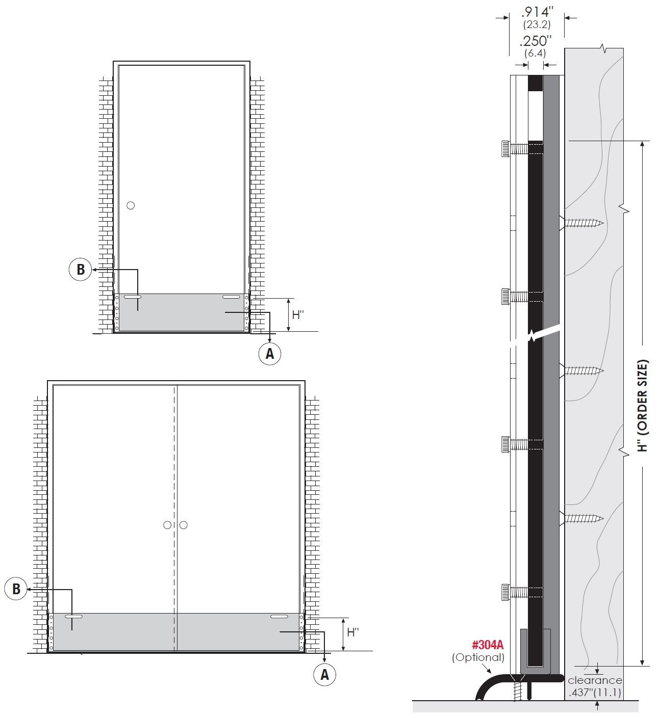 Product Specifications of TH72070 Flood Barrier Shield