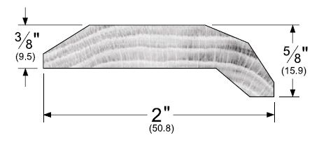 Product Specs of Oak Carpet Edge Divider by Pekmo, 2133W