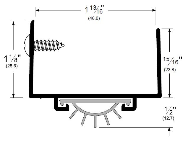 Product Specs of Door Shoe Sweep #225