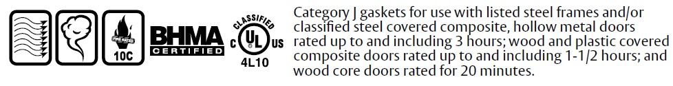 Compliance Details for Heavy Duty Gasketing with Pile Brush Seal - P29045