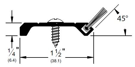 Product Specs for Heavy Duty Gasketing with Pile Brush Seal P29045