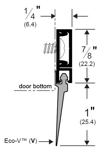 Product Specs of Door Bottom #293100V