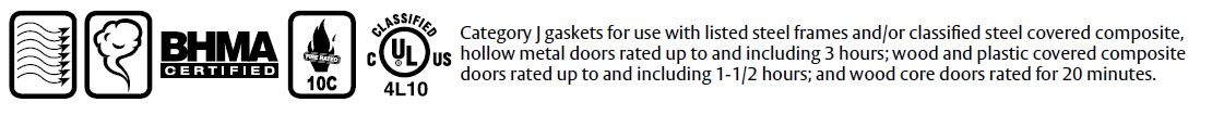 Compliance Details of 296PK- Door Gasket with PemkoPrene Seal