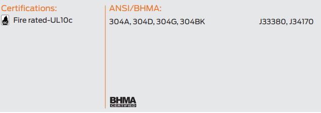 compliance details for z304
