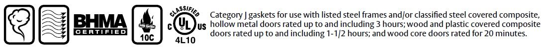 Compliance Details with Stainless Steel Door Gasket with Sponge Rubber Seal, P305SSR, P305SSS