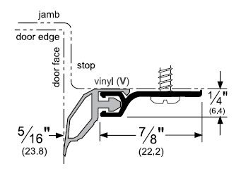 Product Specs of Door Gasket with Vinyl Bulb Seal