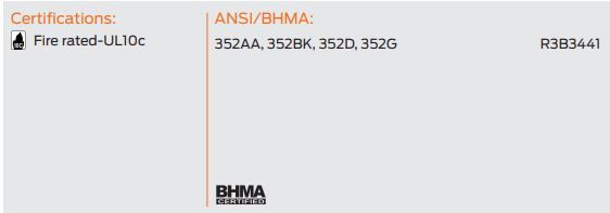 compliance details for z352