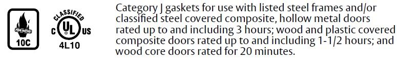 Compliance Details for Overlapping Astragal for Single Active Door by Pemko - P357