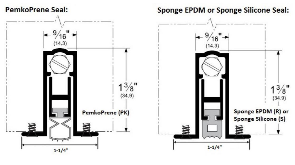 Product Specs for Pemko Automatic Door Bottom 411