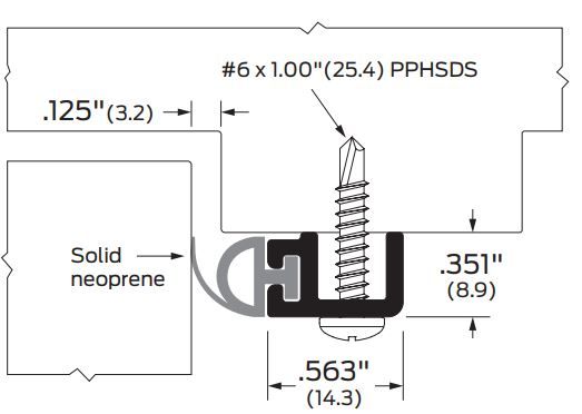 Product Specs for Door Gasket 485 from Zero International