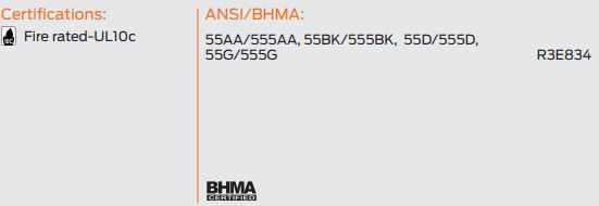 compliance details for z55-555