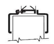 Mounting Type for Door Louver 600A1