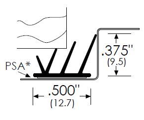 Product Specs of Zero 8150S Weatherstrip