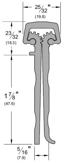 Product Specs for Full Mortised Continuous Hinge by Pemko