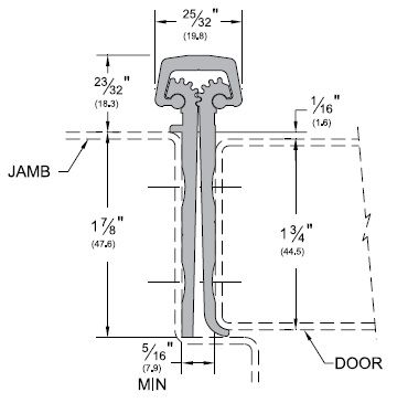 Product Specs for Full Mortised Continuous Hinge by Pemko