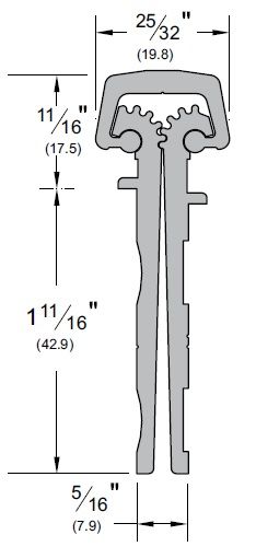 Product Specs for Full Mortised Continuous Hinge by Pemko