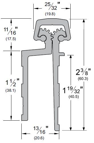 Product Specs for Full Mortised Safety Continuous Hinge by Pemko