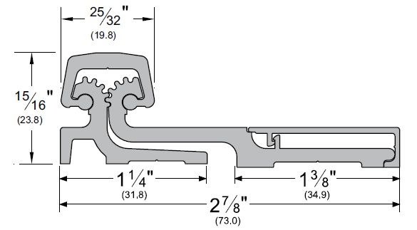 Product Specs for Full Surface Continuous Hinge by Pemko