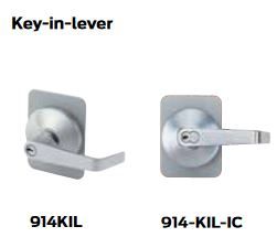 Falcon 19-V Exit Device with Key in Lever Interchangeable Core Cylinder