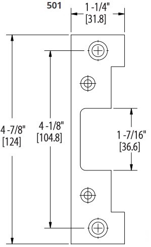 HES 501 Option Faceplate Specs